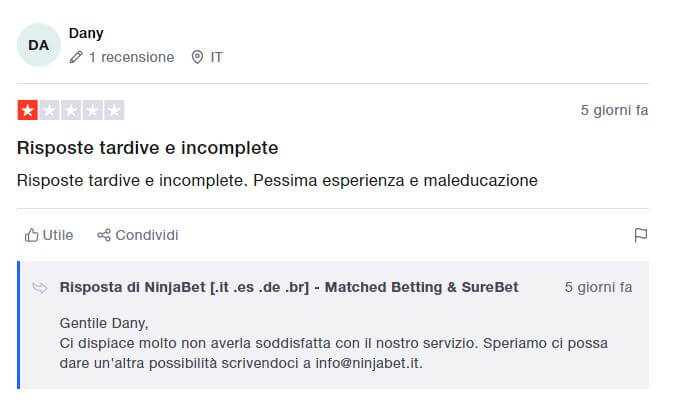recensione ninjbet numero 1