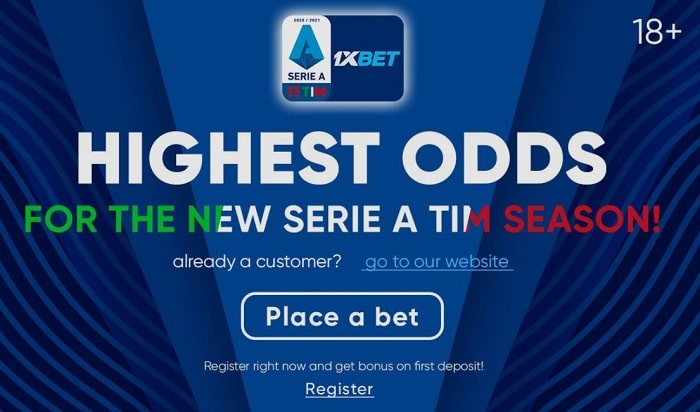 1xbet sponsor lega serie a