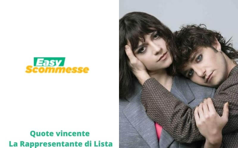 quote sanremo la rappresentante di lista vincente
