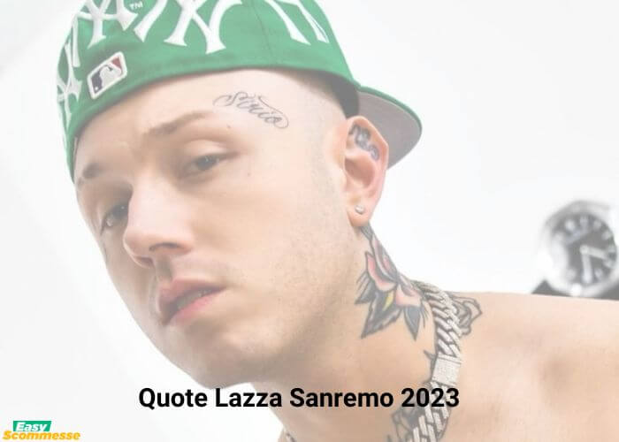 quote lazza vincente festival di sanremo 2023
