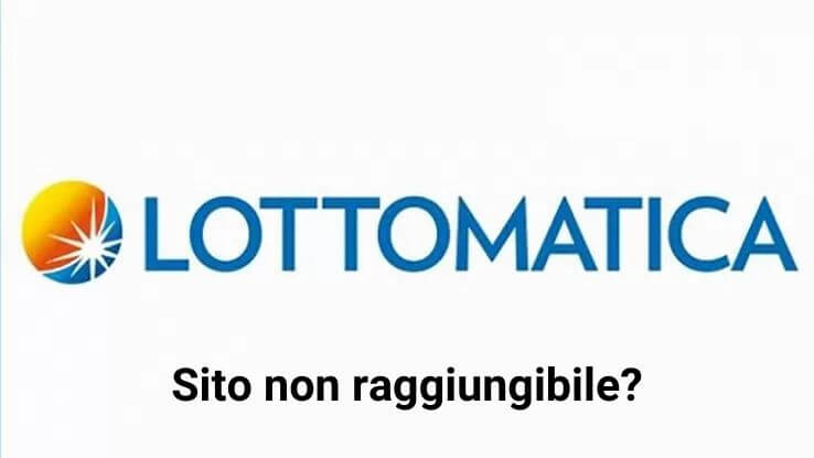 sito lottomatica down non raggiungibile