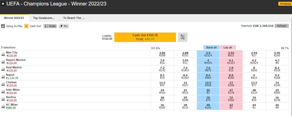 cashout CL 1